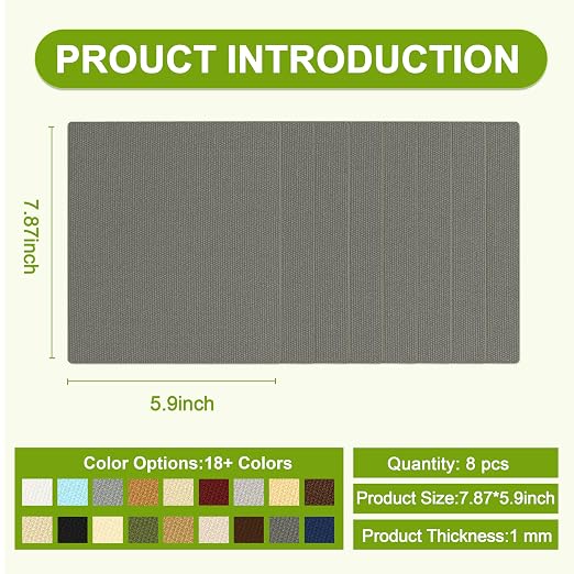 Besezx Canvas Repair Patch, Outdoor Gear Patch, 7.87x5.9 Inches 8PCS, - Image 2