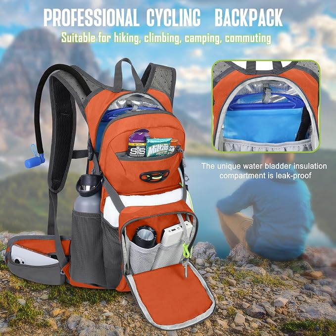 N NEVO RHINO Hydration Backpack, 18L Multipurpose Hiking Backpack - Image 5