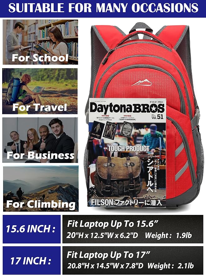 ProEtrade Extra Large Backpack Bookbag - Image 6