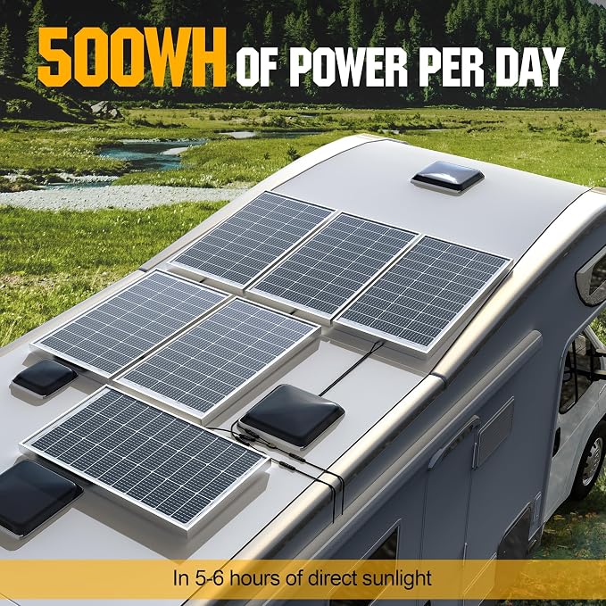 SOLPERK 100 Watt Solar Panel 12 Volt, 100W Solar Panel High-Efficiency - Image 6