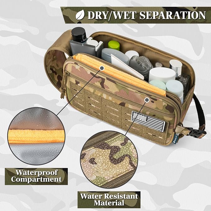 PAVILIA Extra Large Tactical Toiletry Bag - Image 2