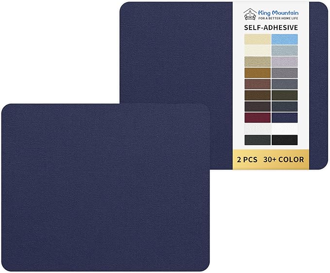 KING MOUNTAIN Canvas Repair Patch 9 x11 Inch 2 Pcs Self-Adhesive Waterproof by ForABetterHomeLife