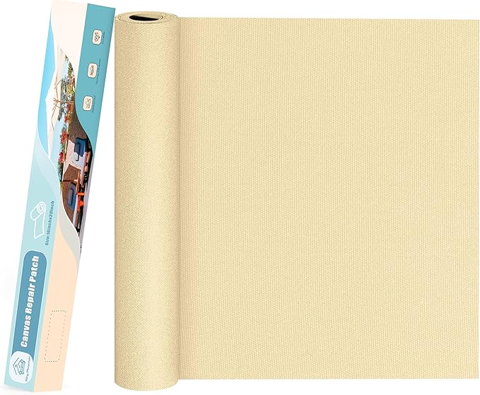 KING MOUNTAIN Canvas Repair Patch 16×30 Inch Self-Adhesive Waterproof Fabric by ForABetterHomeLife