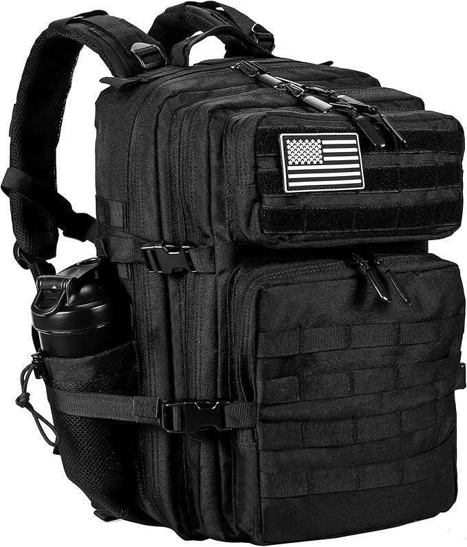 LHI Military Tactical Backpack for Men and Women 45L Army 3 Days Assault Pack by LHI