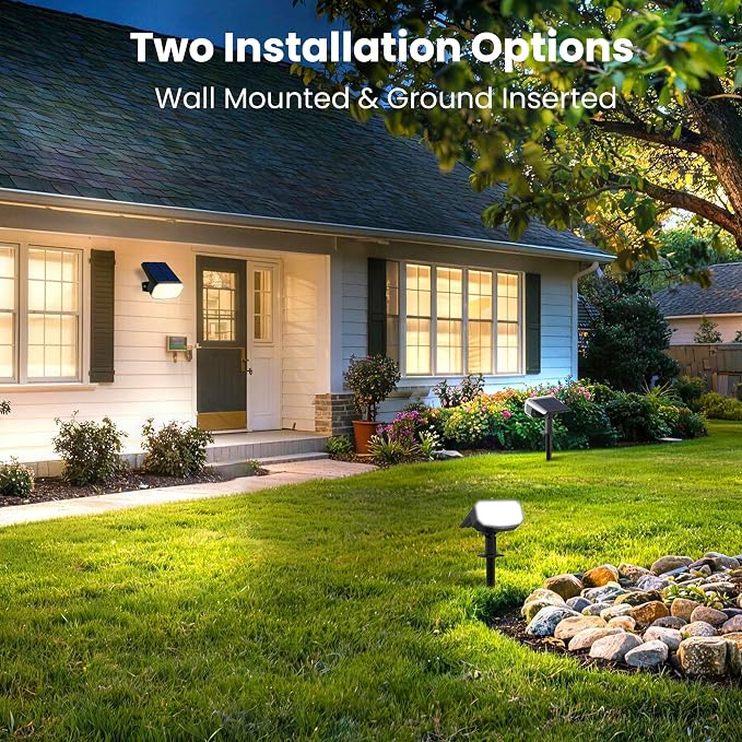 Solar Lights Outdoor Waterproof IP65, Super Bright LED, Cool Light 2 Lighting - Image 3