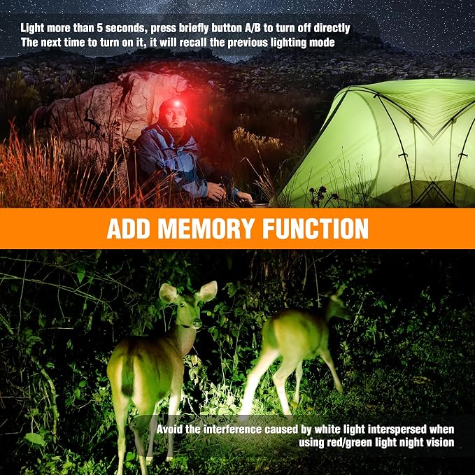 EverBrite Rechargeable Headlamp, 350 Lumens Headlamp - Image 4