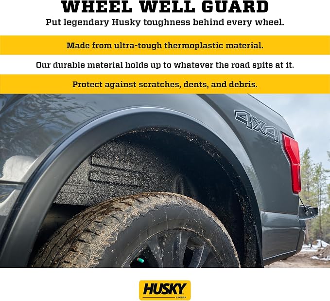 Husky Liners - Rear Wheel Well Guards | 2015-2020 Ford F-150 - Black - Image 3