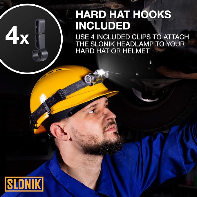 SLONIK Rechargeable Headlamp for Adults - Image 5