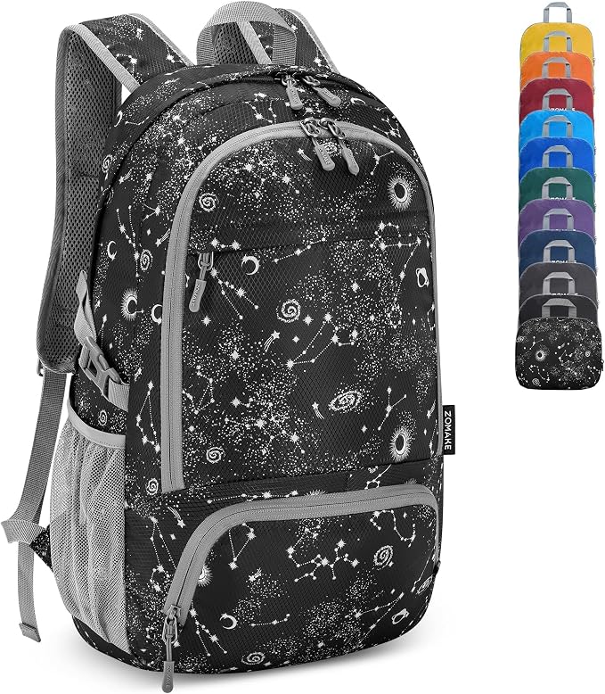 ZOMAKE Lightweight Packable Backpack 30L, Foldable Hiking Backpacks Water by ZOMAKE