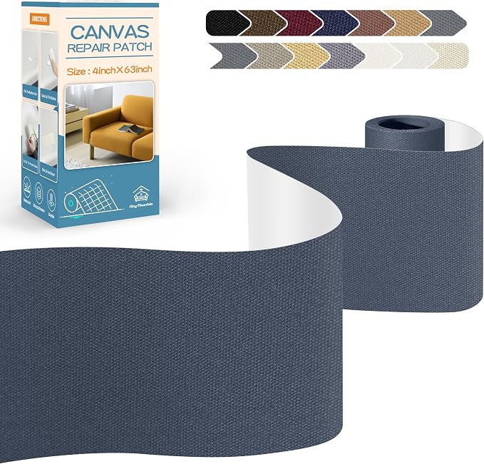KING MOUNTAIN Canvas Repair Tape, Outdoor Gear Patch, 4×63 Inches, Waterproof by ForABetterHomeLife