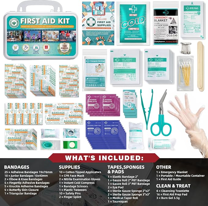 General Medi 120 Pieces Hardcase First Aid Kit - Image 2