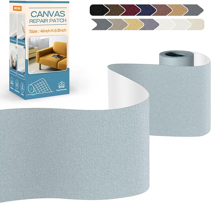 KING MOUNTAIN Canvas Repair Tape, Outdoor Gear Patch, 4×63 Inches, Waterproof by ForABetterHomeLife