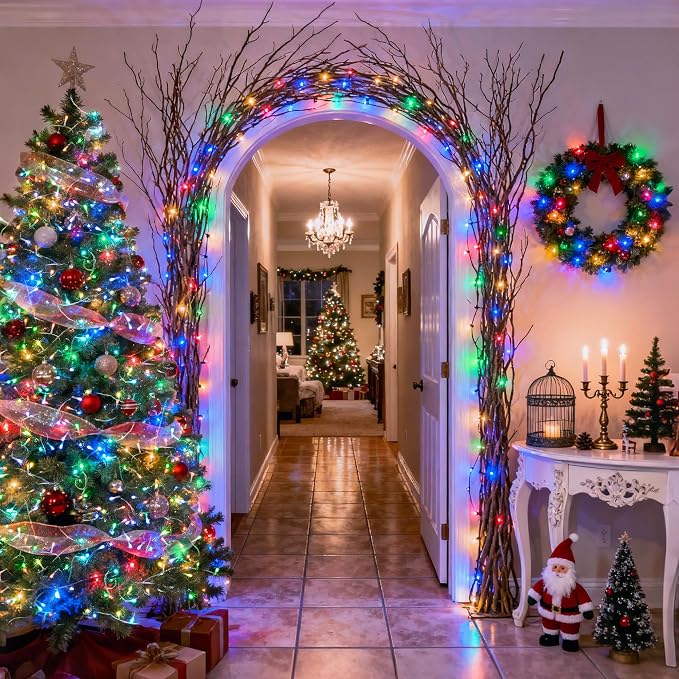 JMEXSUSS Multicolor Christmas Lights Battery Operated - Image 3