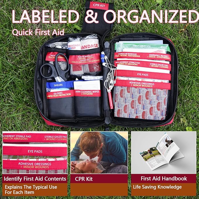 Small First aid Kits, Travel First Aid Kit - Image 2