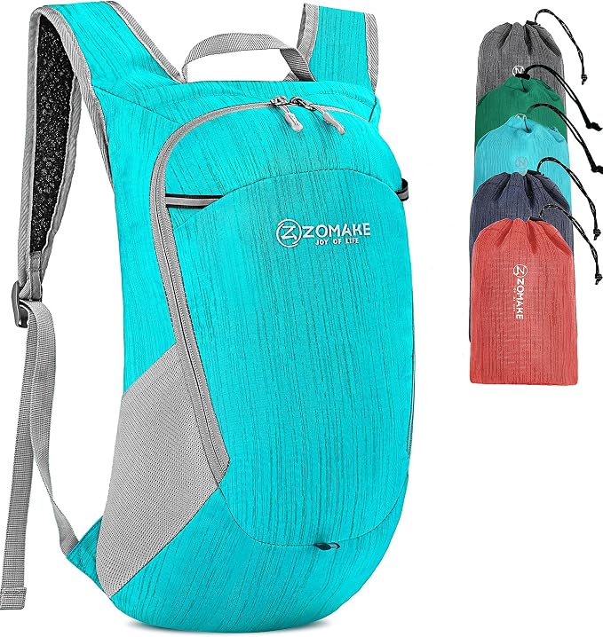 ZOMAKE Ultra Lightweight Packable Backpack 18L, Small Foldable Hiking Backpacks by ZOMAKE