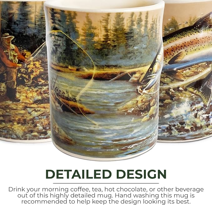 Rivers Edge Products 3D Ceramic Coffee Mug - Image 3