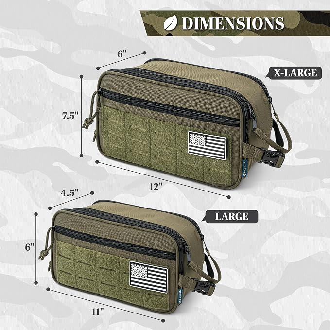 PAVILIA Extra Large Tactical Toiletry Bag - Image 6
