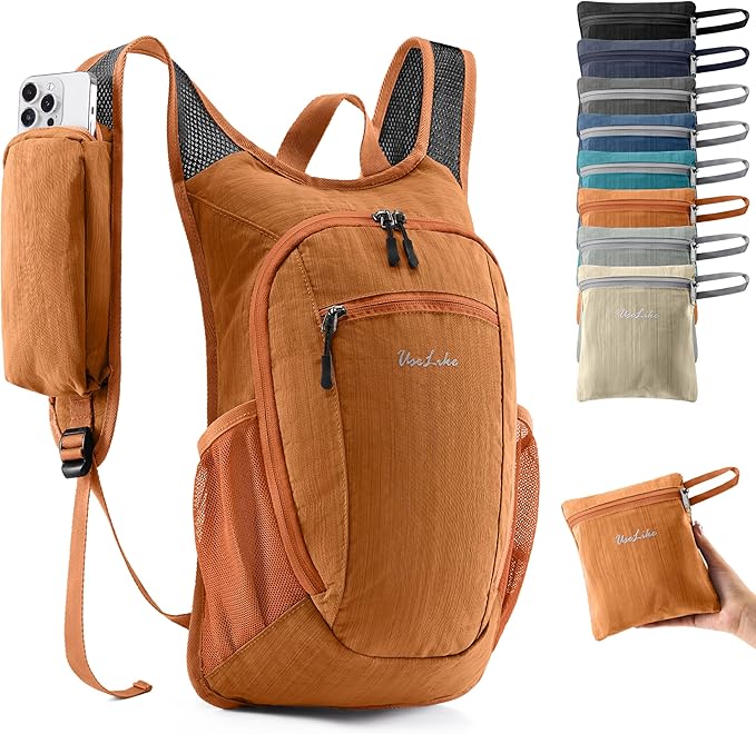 Uselike 10L Small Hiking Backpack Travel Daypack Lightweight Packable Back Pack by Uselike