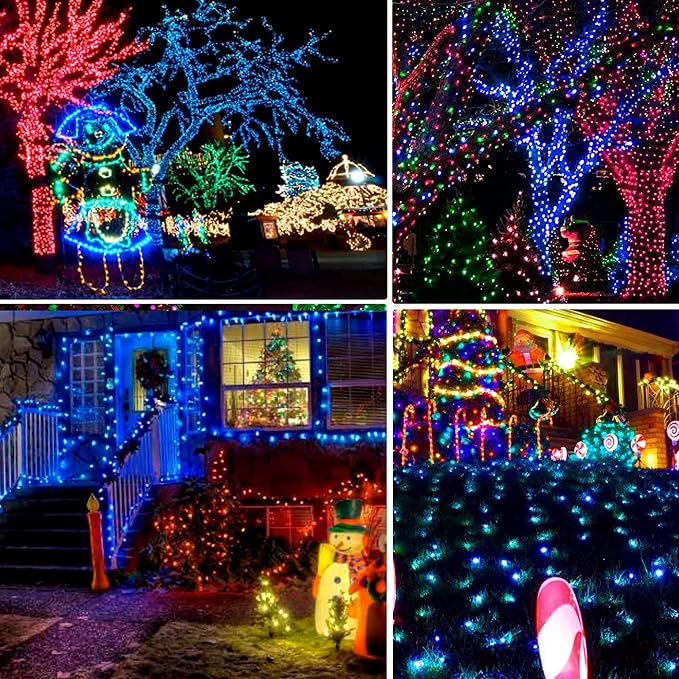 Dazzle Bright 300 LED Christmas String Lights, 100 FT Connectable Waterproof - Image 7