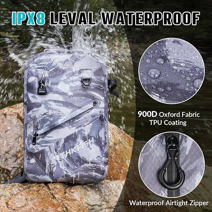 THKFISH IPX8 Waterproof Fishing Backpack - Image 2