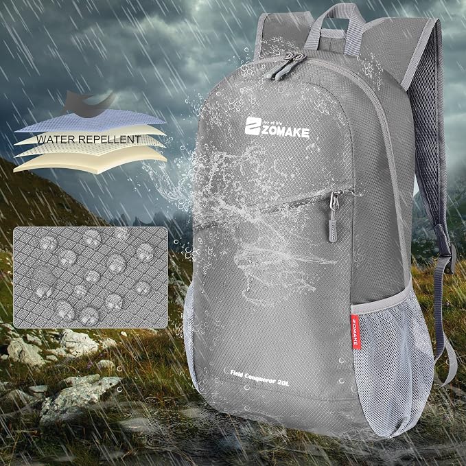 ZOMAKE Lightweight Packable Backpack, Foldable Backpacks Small Daypack - Image 5