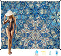 Famstar Beach Blanket Oversized Extra Large78 X 110", Waterproof Sandproof by Famstar