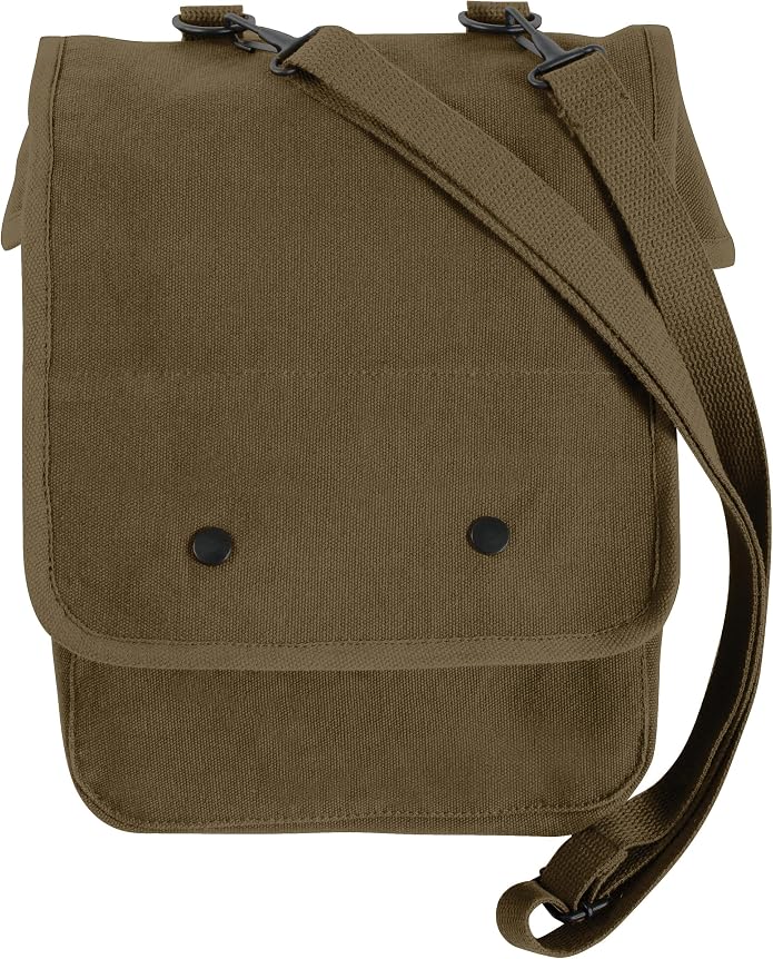 Rothco Canvas Map Case Shoulder Bag – Rugged Crossbody EDC Utility Storage - Image 3