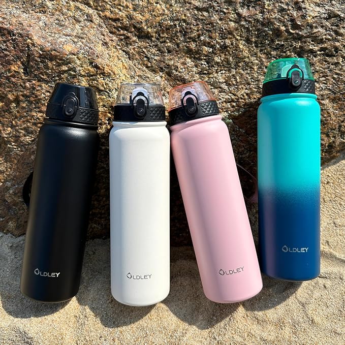 Oldley Insulated Water Bottle 32 oz Stainless Steel - Image 5
