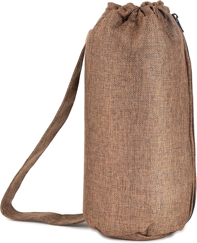 Nickel Bags Padded Drawstring Duffle Tube, Hemp Protective Sling Bag - Image 3