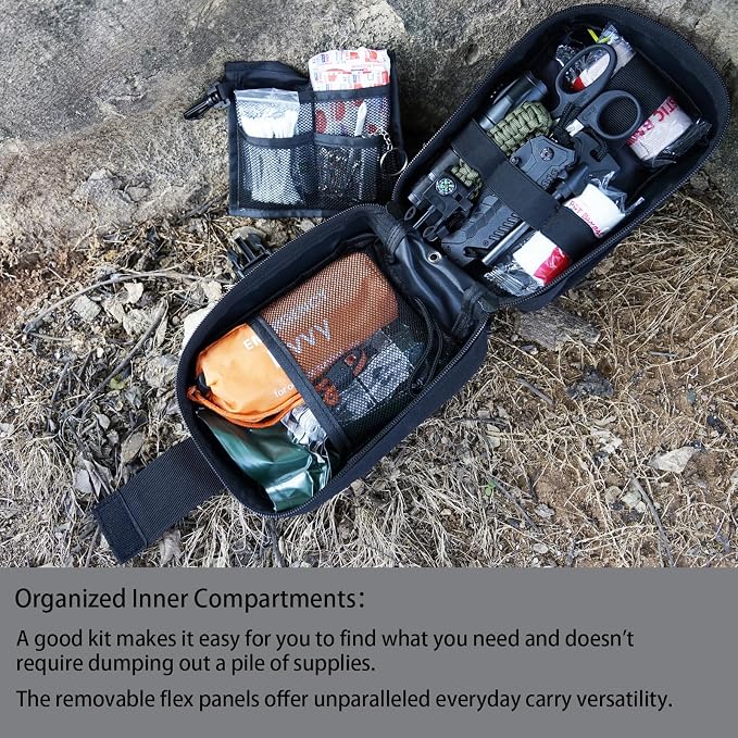 First Aid Kit, Survival Gear Outdoor Tactical Gear Set First Aid Kits Military - Image 3