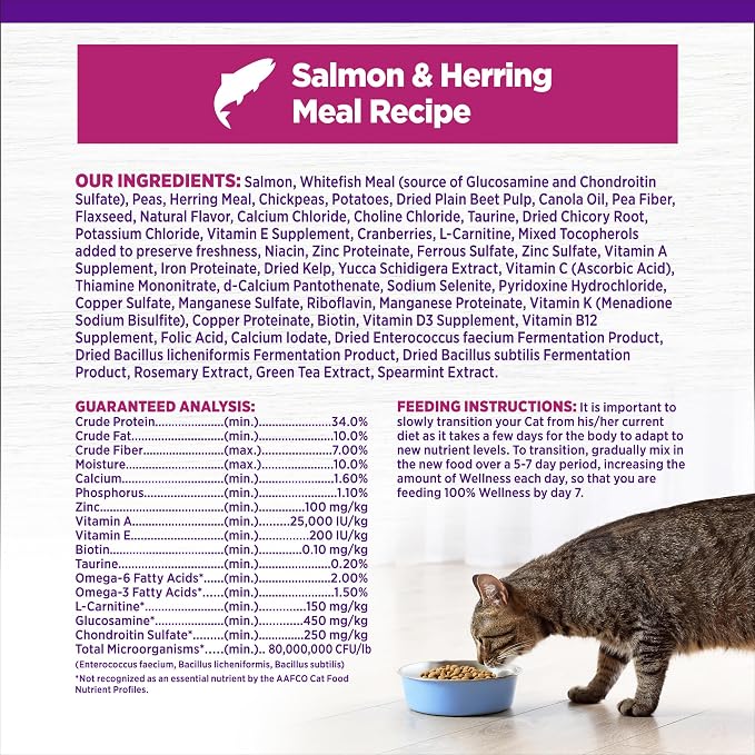 Wellness Complete Health Adult Dry Cat Food - Image 6