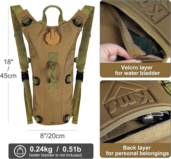 Tactical Hydration Pack Backpack - Image 3