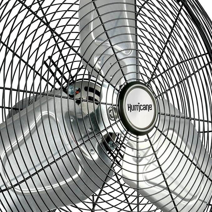 Hurricane 30" Pro Commercial Grade Oscillating Wall Mount Fan, or Workshop - Image 7
