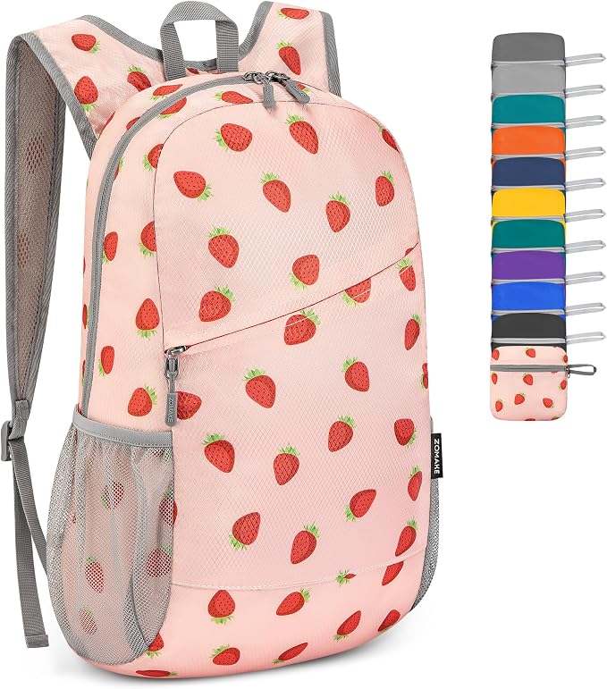 ZOMAKE Lightweight Packable Backpack, Foldable Backpacks Small Daypack by ZOMAKE