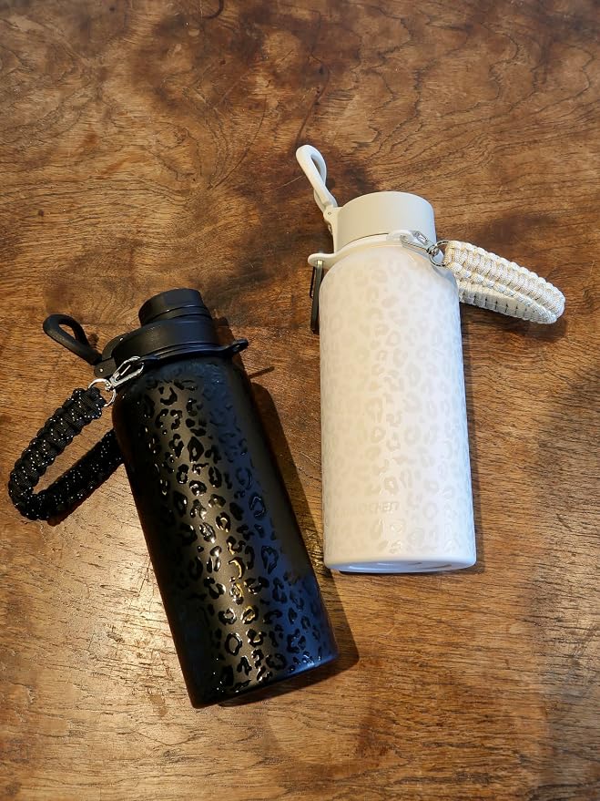 KXIAOCHEN Insulated Water Bottle, Stainless Steel Water Bottle, 2 Lids - Image 8