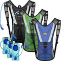 3 Pack Hydration Backpack with 2l Water Bladder, Hydration Pack with Bladder by Talltalk