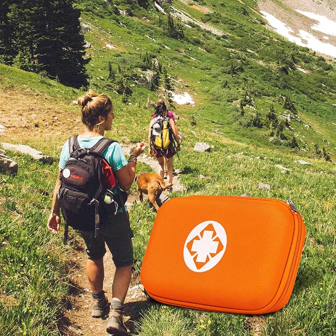 First Aid Kit Emergency Kit Camping Essentials Car-Home Orange First-Aid Bag - Image 7