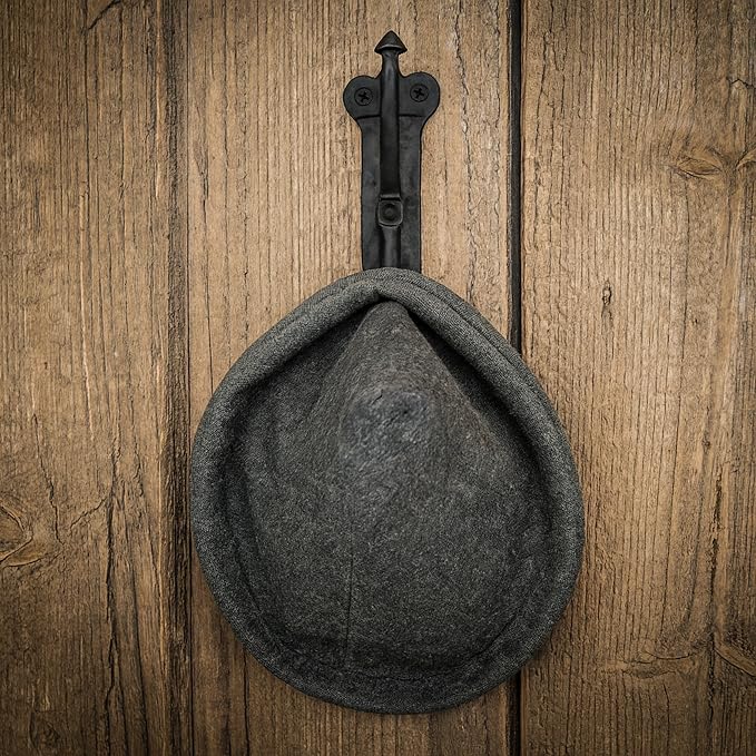Mystic Colonial Solid Cast Iron Coat Hook – Large Vintage Victorian, Medieval - Image 4