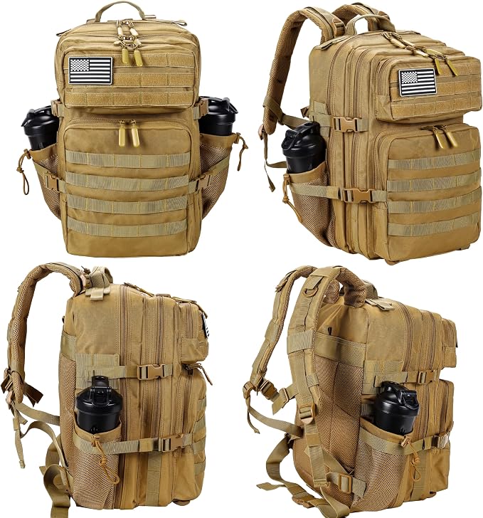 LHI Military Tactical Backpack for Men and Women 45L Army 3 Days Assault Pack - Image 3