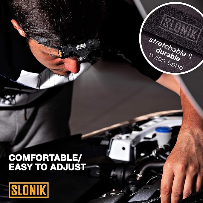 SLONIK Headlamp Rechargeable - Image 7