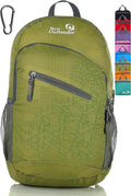 Outlander Packable Handy Lightweight Travel Hiking Backpack Daypack-Green-L by Outlander