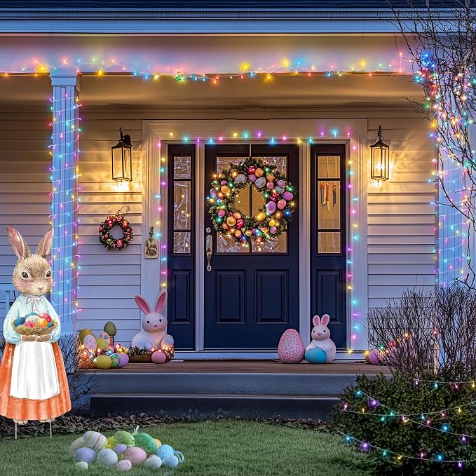 JMEXSUSS 200 LED Easter Lights Outdoor Indoor - Image 7