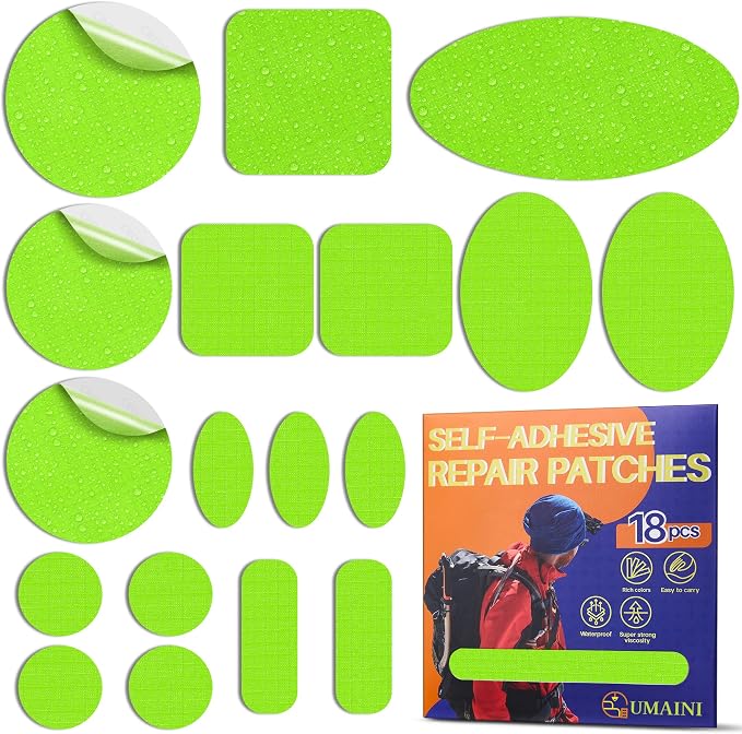 Down Jacket Repair Patch Kit, Outdoor Gear Tenacious Repair Tape, Self Adhesive by Unknown