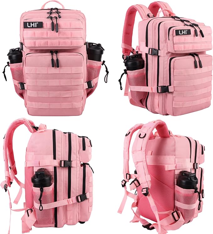 LHI Military Tactical Backpack for Men and Women 45L Army 3 Days Assault Pack - Image 2