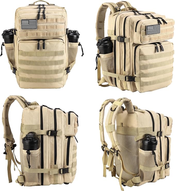 LHI Military Tactical Backpack for Men and Women 45L Army 3 Days Assault Pack - Image 3