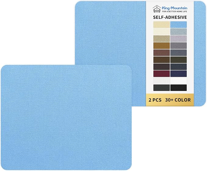 KING MOUNTAIN Canvas Repair Patch 9 x11 Inch 2 Pcs Self-Adhesive Waterproof by ForABetterHomeLife