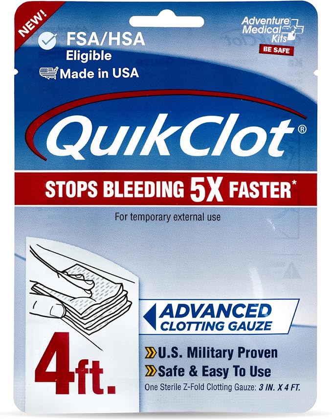 Adventure Medical Kits QuikClot Advanced Clotting Gauze by AdventureMedicalKits