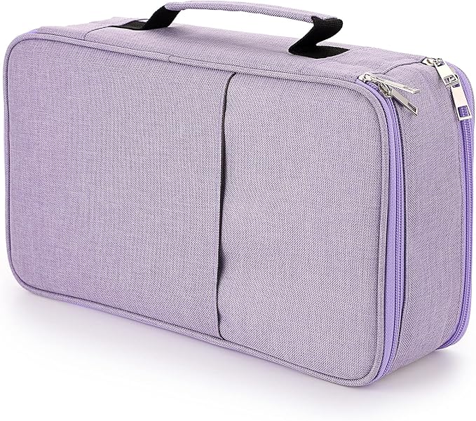 BTSKY Colored Pencil Case 360 Slots Pen Pencil Bag Organizer High Capacity Pens by BTSKY