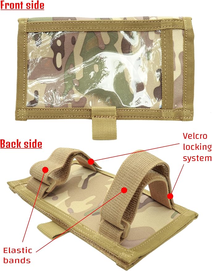 Underalert Tactical Wristband Dope Card Holder Sniper Data Book Quarterback - Image 4