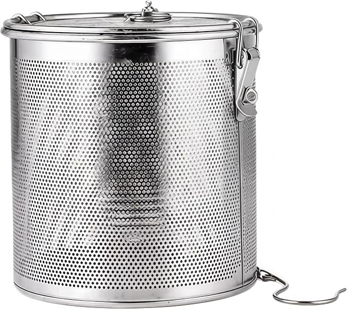 Stainless steel cylindrical seasoning filter, Mesh Design Tea Ball Strainer by BANGPEIWQT